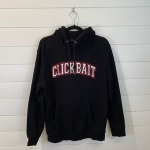David’s Vlog Clickbait Black Pullover Sweatshirt